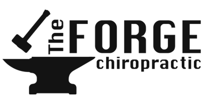 The header logo for the The Forge Chiropractic website